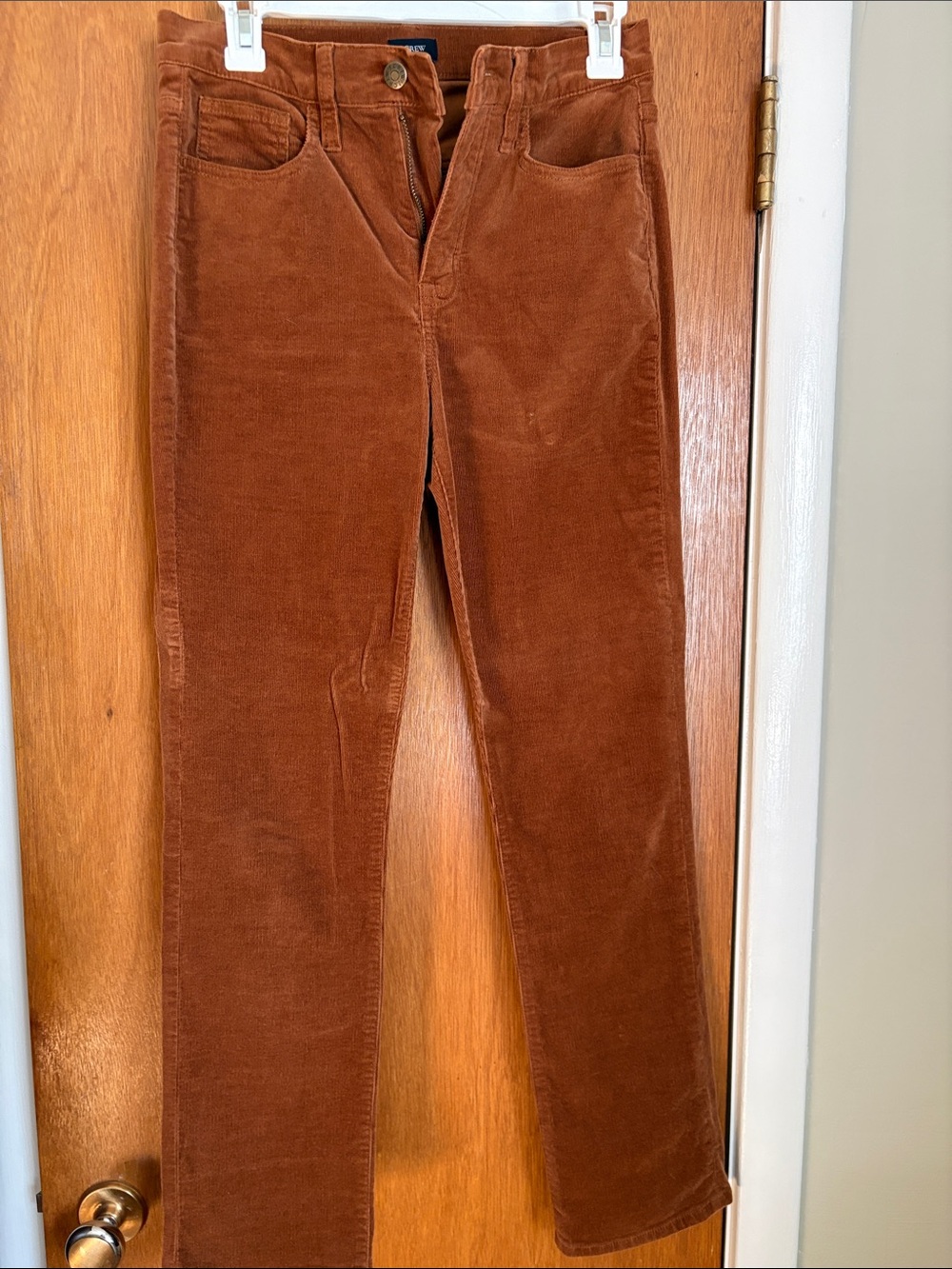 J. Crew Factory Women's Rust Brown Corduroy Pants